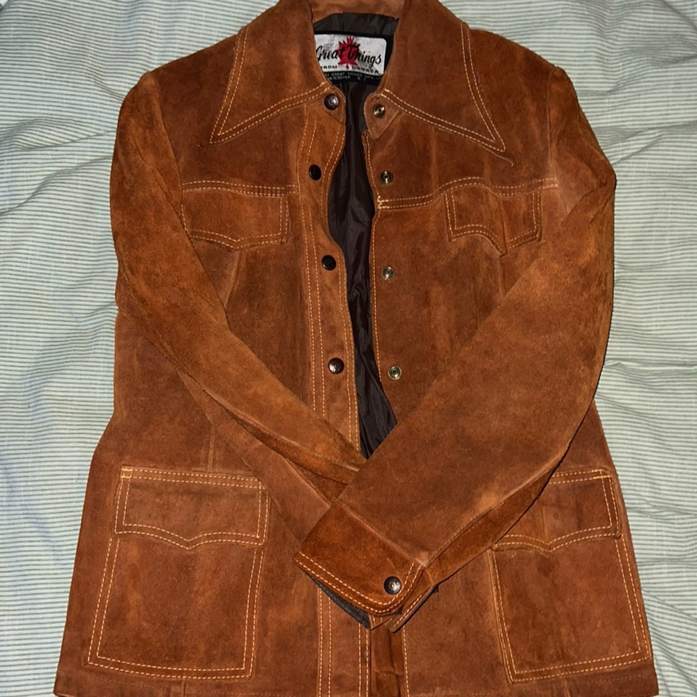 Gorgeous Amber Leather Jacket